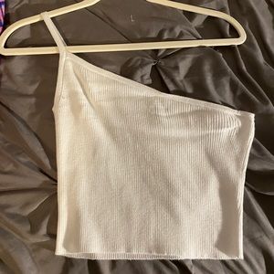 pacsun one shoulder knit tank